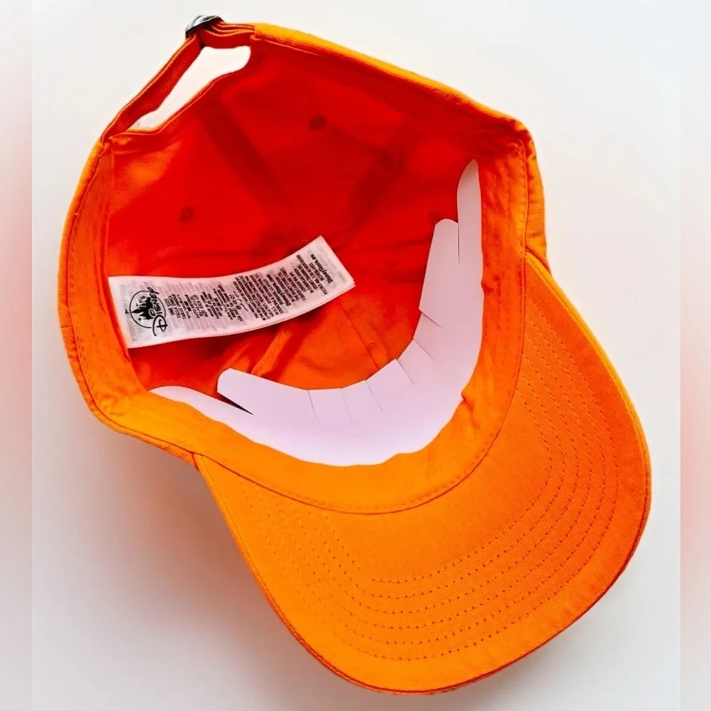 Disney 2024 MICKEY MOUSE 🎃 Pumpkin Glow in the Dark Baseball Hat Adult Size NEW - Picture 7 of 11